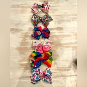 Lot of 6 JoJo Siwa Large Bows
